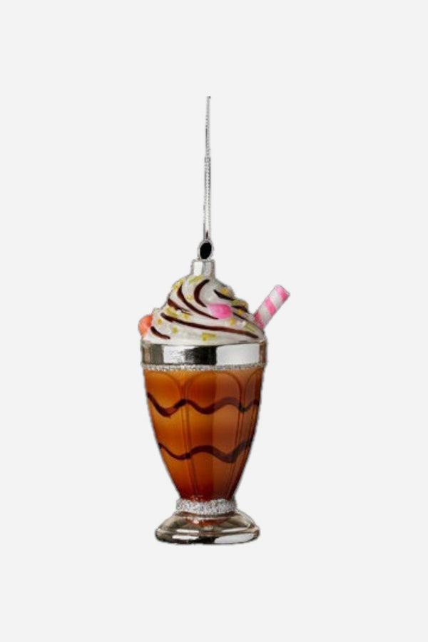 Fancy Drink Ornament in Brown