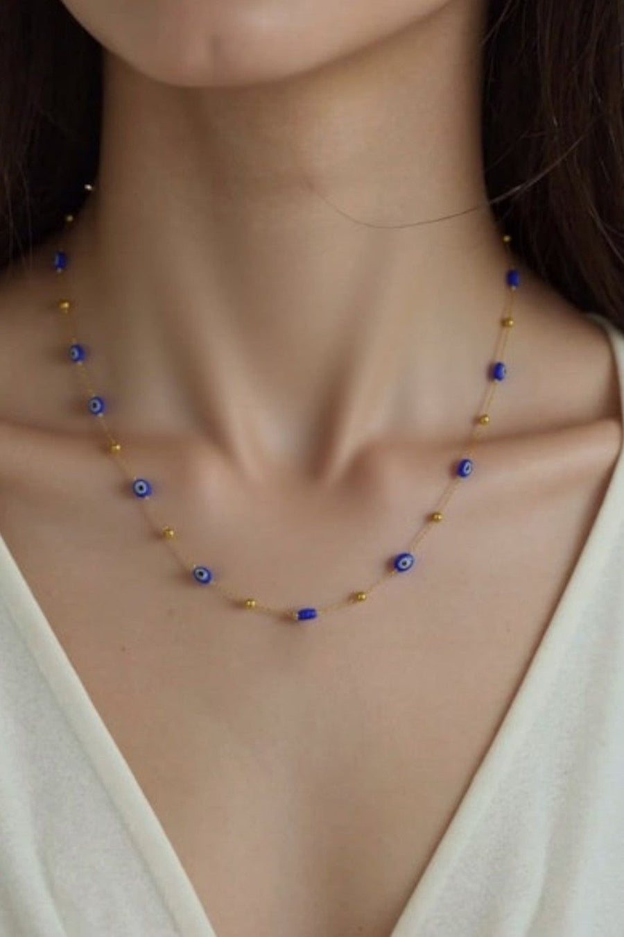 Farrah B All Eyes On Me Necklace – back view