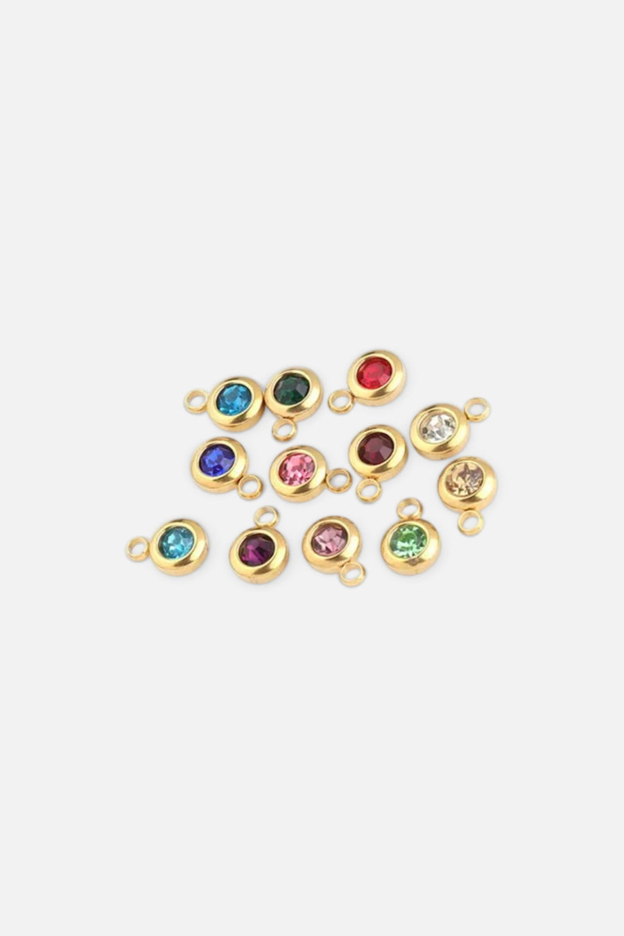 Farrah B Birthstone Charm April – back view