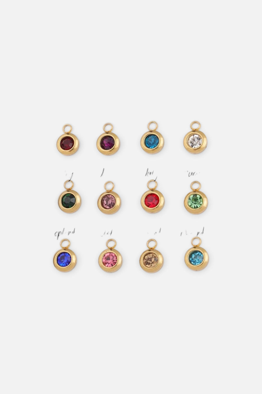 Farrah B Birthstone Charm March – front view
