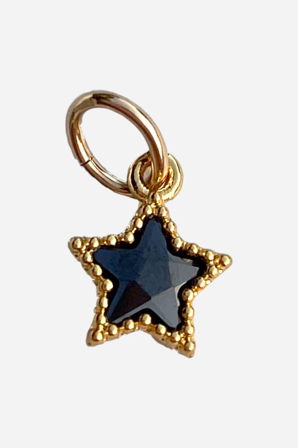 Farrah B Black Star Charm