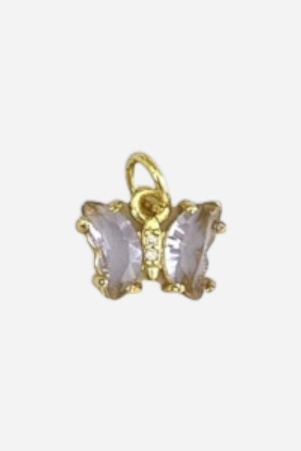Farrah B Butterfly Charm in Purple