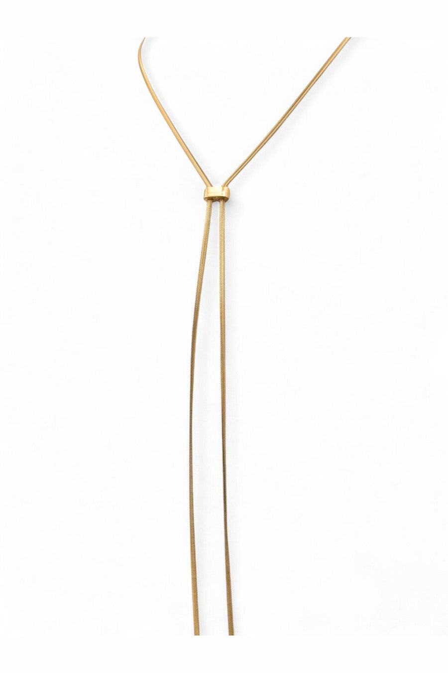 Farrah B Celine Necklace in Gold – front view