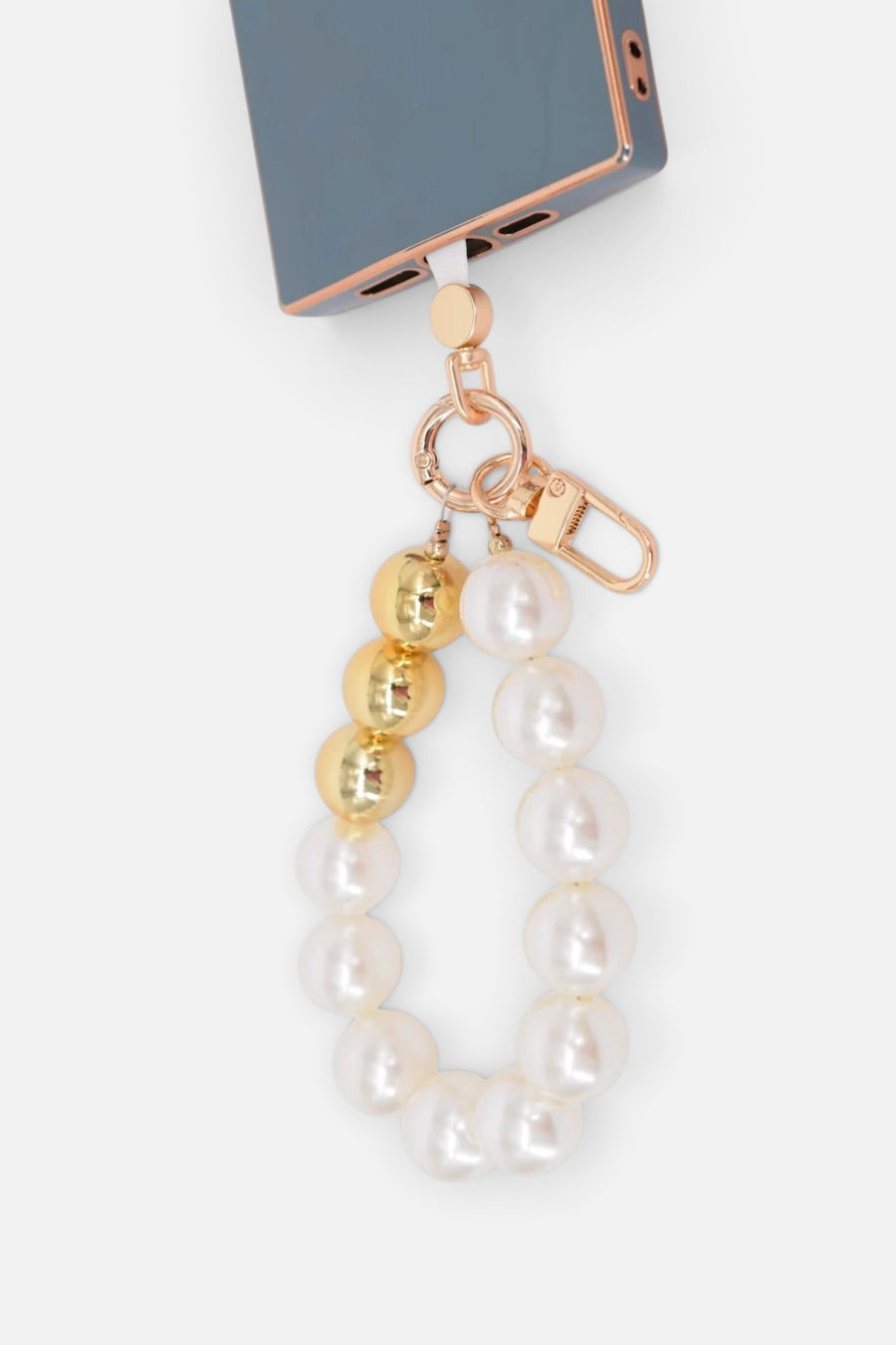 Farrah B Classic Phone/Bag Charm in Pearl – back view