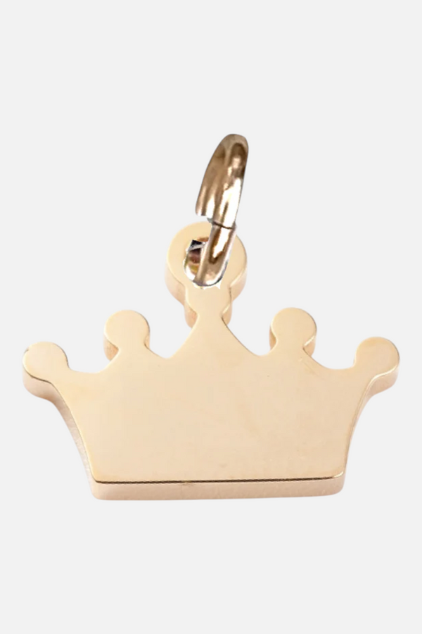 Farrah B Crown Charm in Gold
