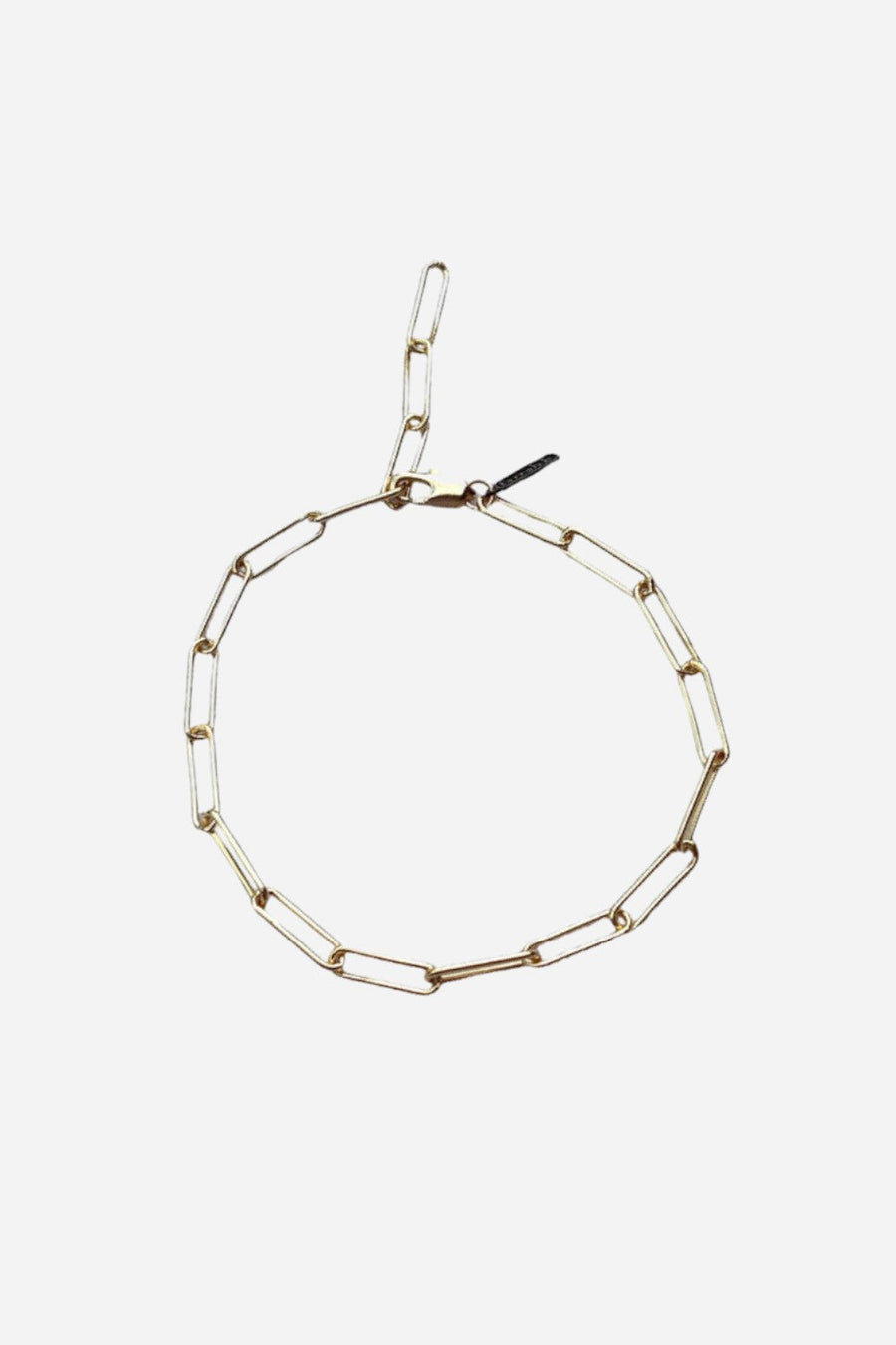 Farrah B Eden Anklet in Silver – front view