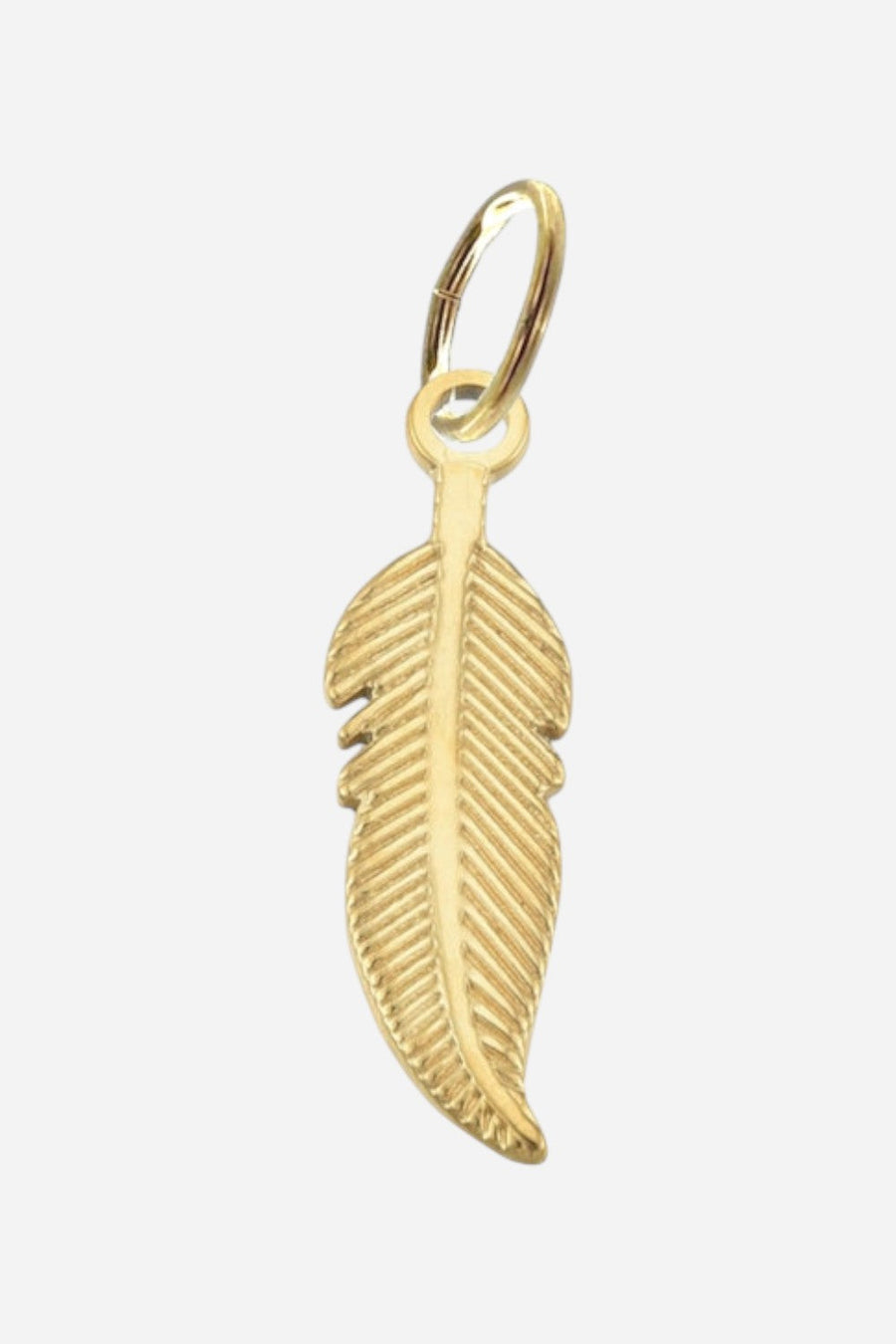 Farrah B Feather Charm – front view