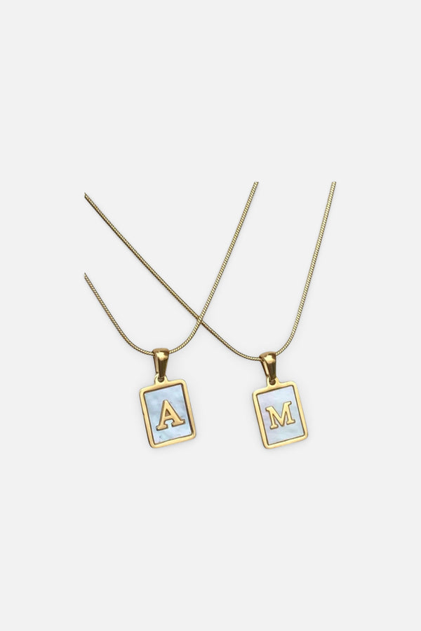 Farrah B Free Agent C Initial Necklace