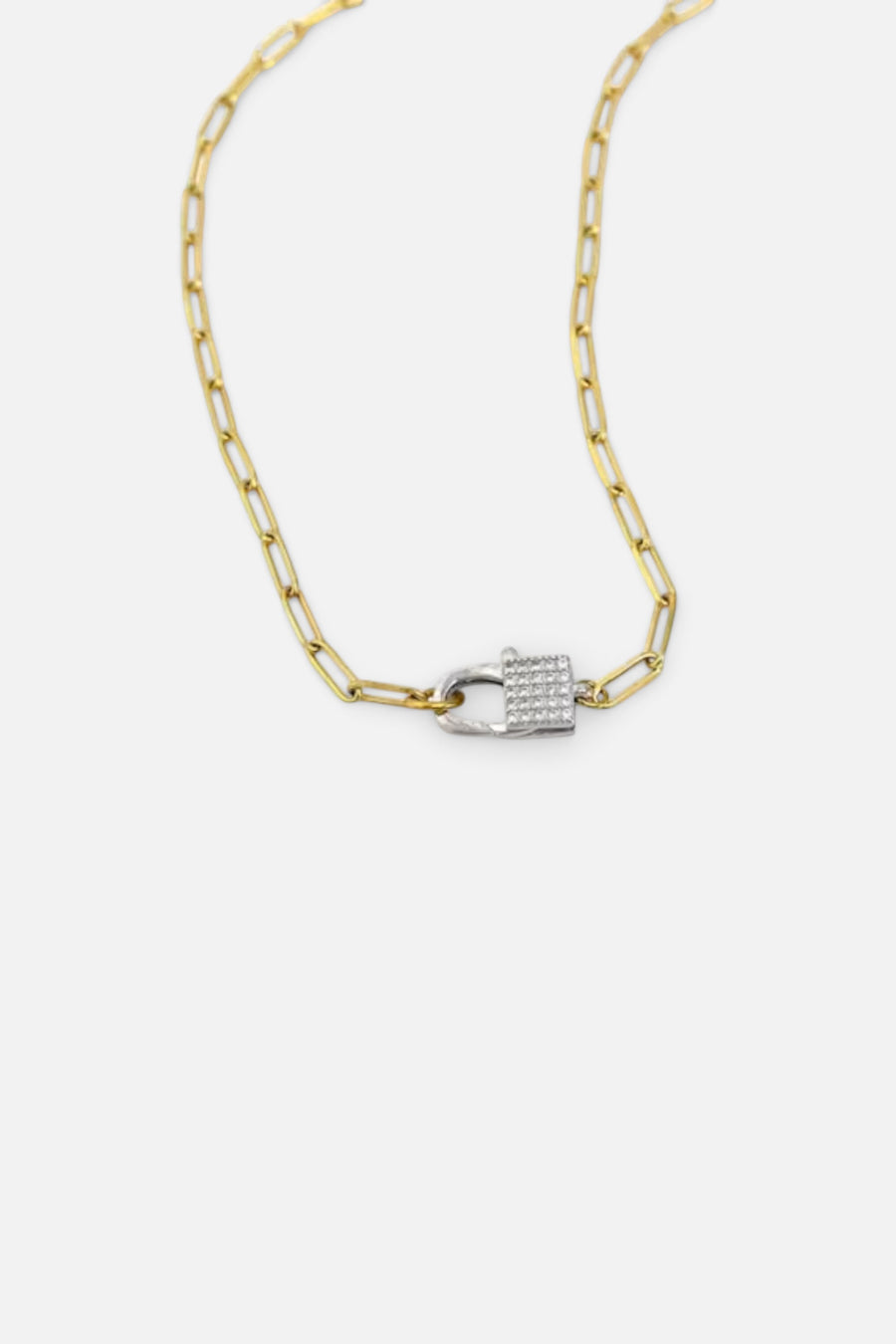 Farrah B Hook Up Necklace in Mixed Metal – alternate