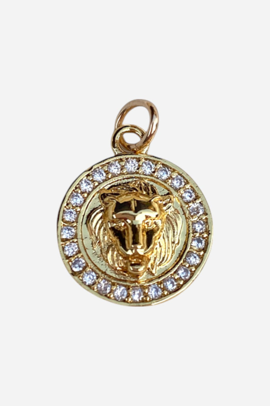 Farrah B Lion Head Charm – front view