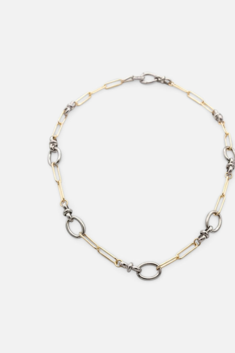 Farrah B Lure Me In Necklace in Mixed Metal – front view