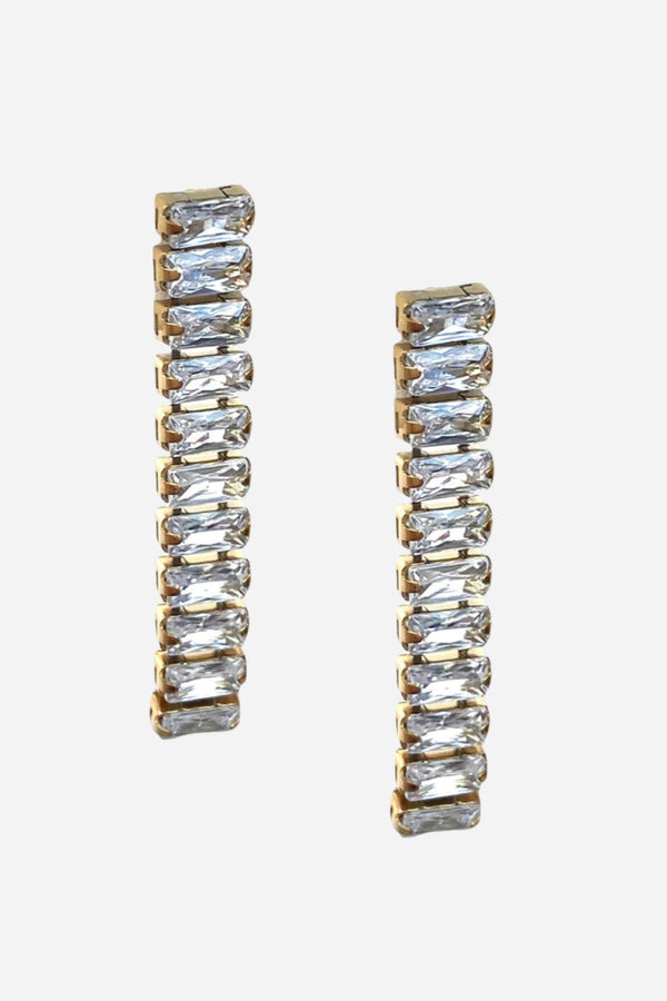 Farrah B Muse Earrings in Clear