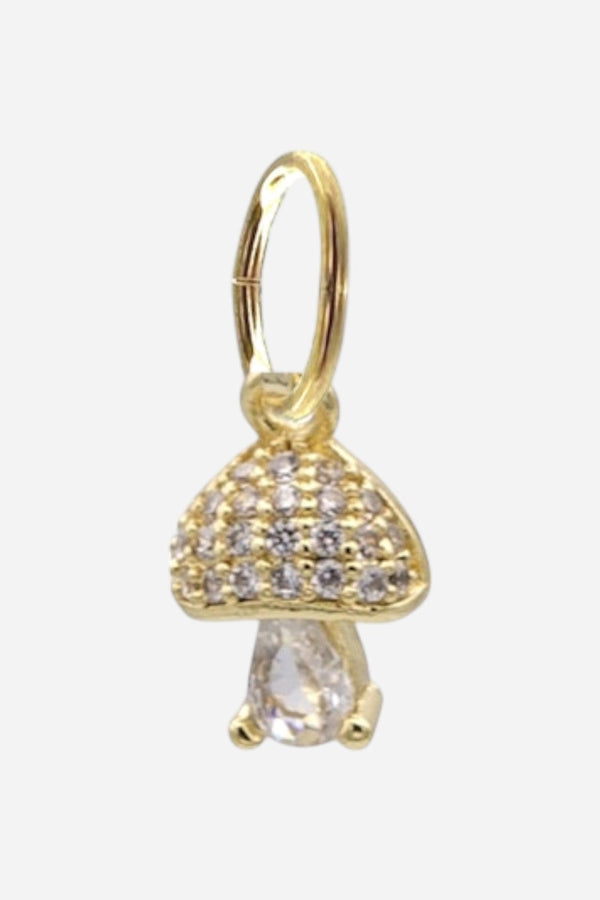 Farrah B Mushroom CZ Charm