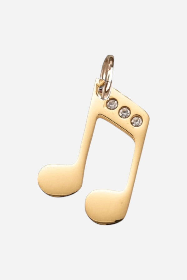Farrah B Music Note Charm