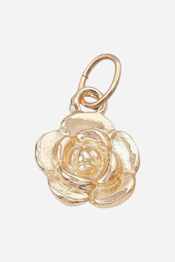 Farrah B New Rose Bud Charm in Gold