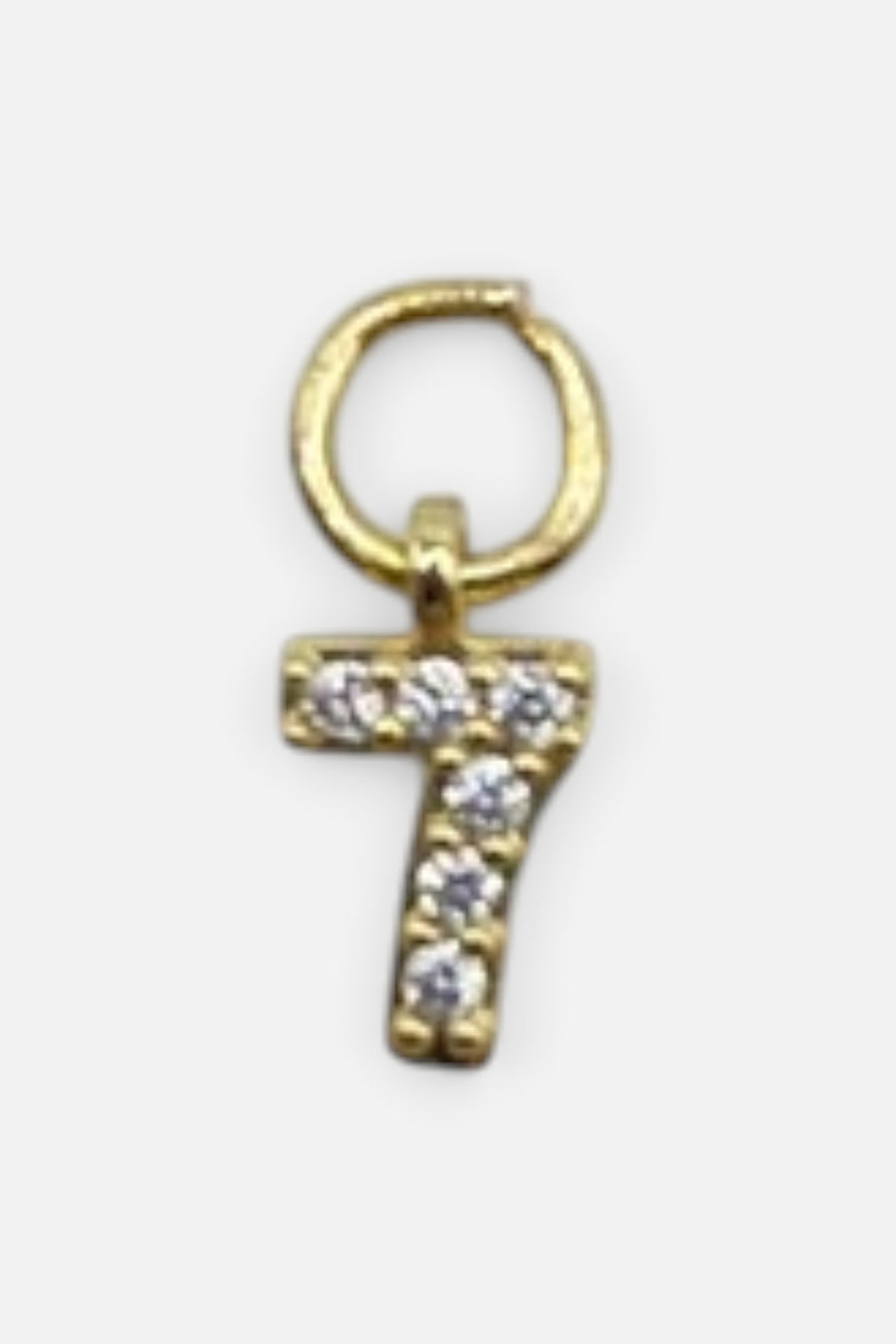 Farrah B Number Charm 7 – front view