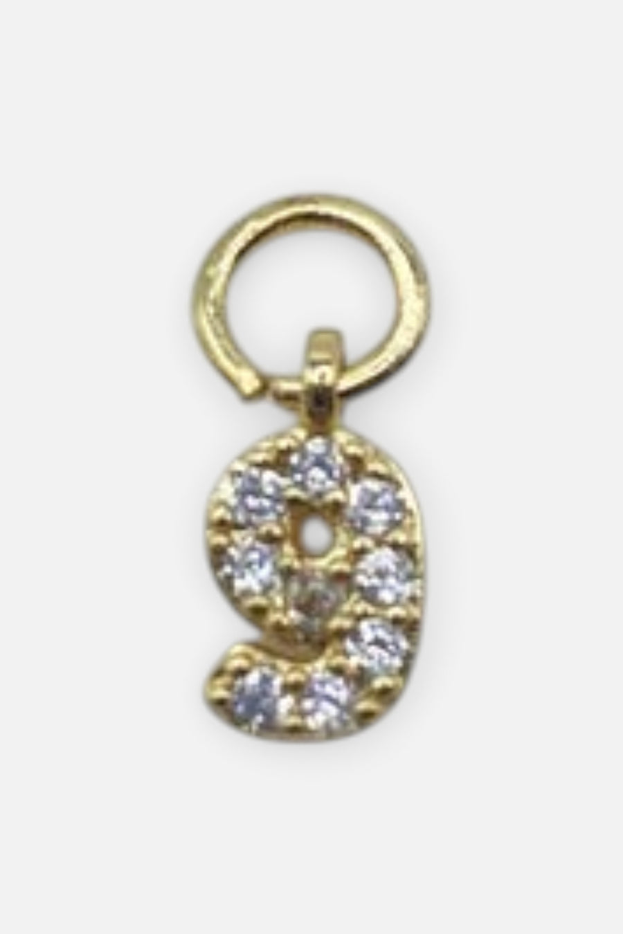 Farrah B Number Charm 9 – front view