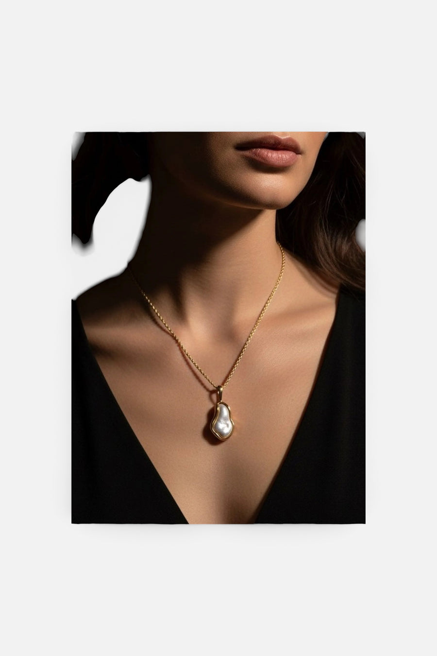 Farrah B Oceans Apart Necklace – back view