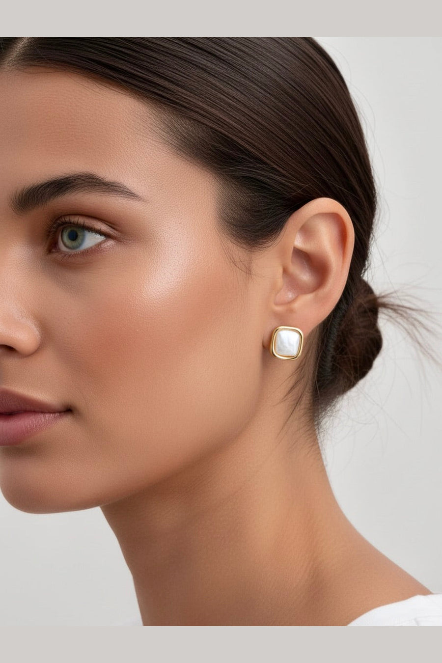 Farrah B Oceans Apart Studs – on model
