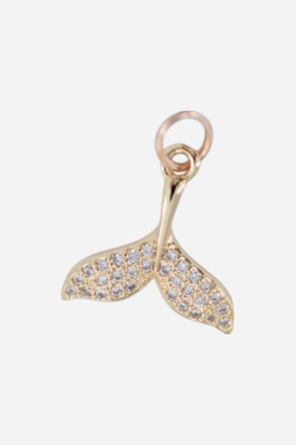 Farrah B Pave Mermaid Tail Charm