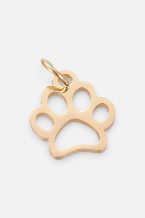 Farrah B Paw Charm in Gold