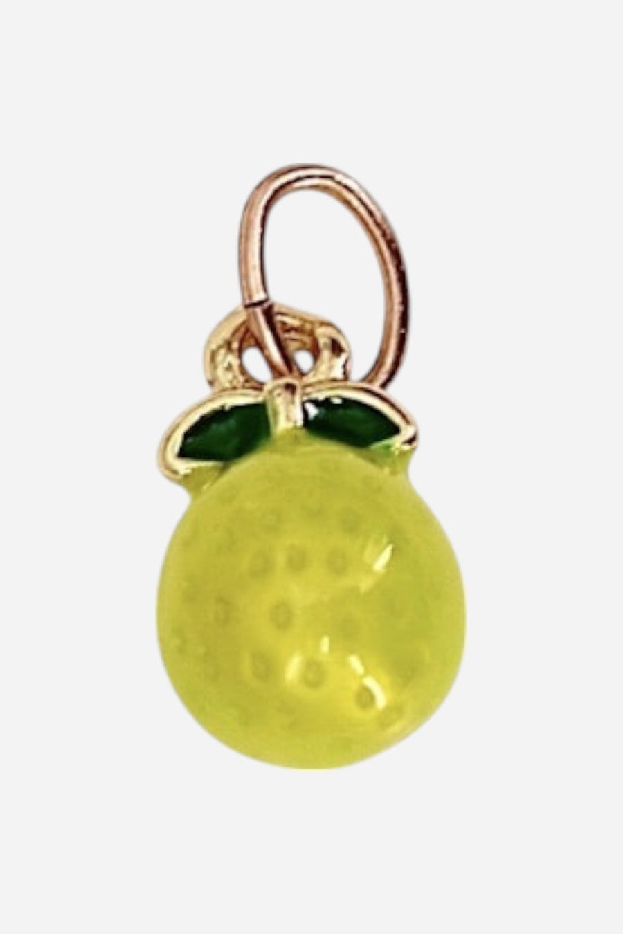 Farrah B Pear Fruit Charm – front view