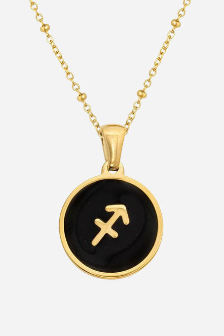 Farrah B Round Zodiac Charm - Sagittarius