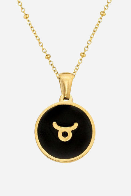 Farrah B Round Zodiac Charm - Taurus