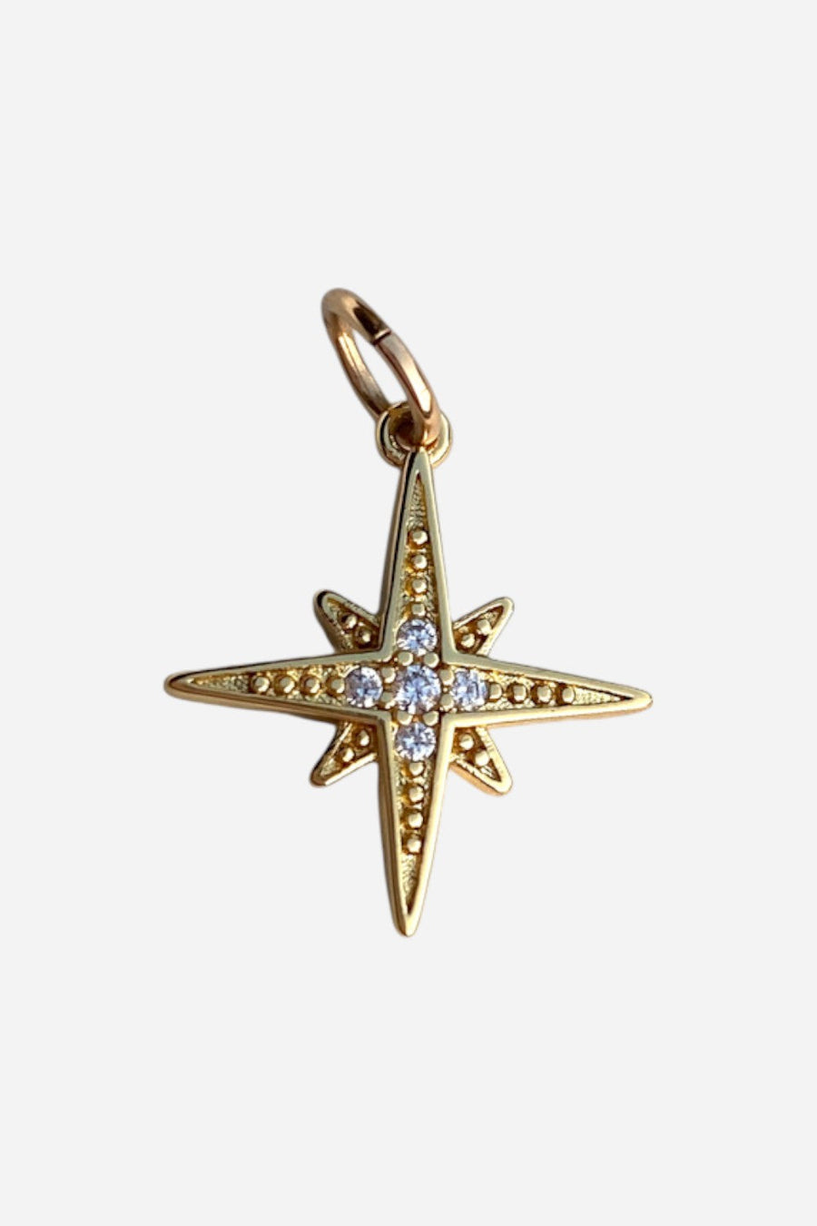 Farrah B Starburst Charm – front view