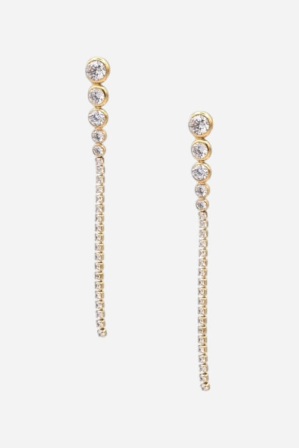 Farrah B Swept Away Earrings in Gold