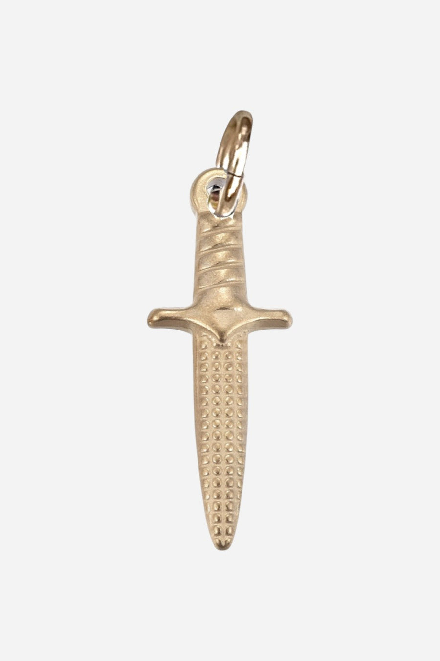 Farrah B Sword Charm - Gold – front view