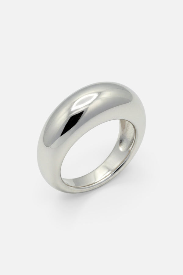 Farrah B The Contour Ring in Silver