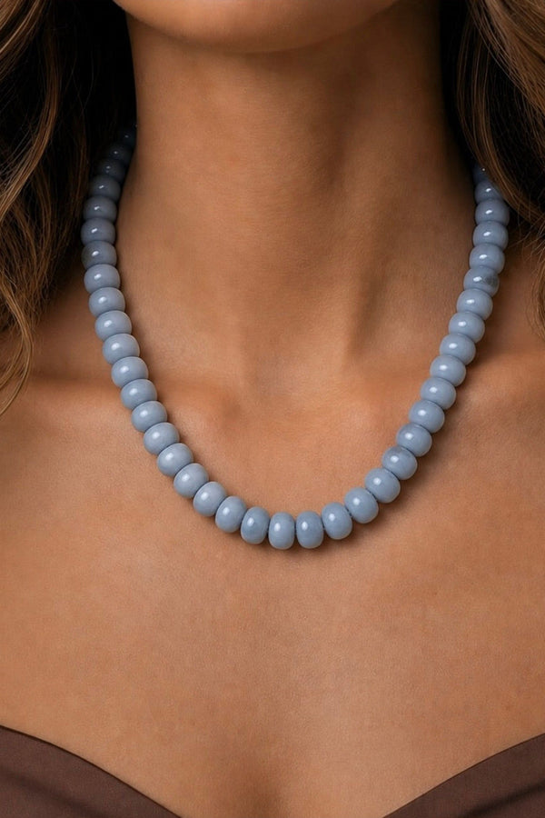 Farrah B Top Shelf Beaded Necklaces in Brown