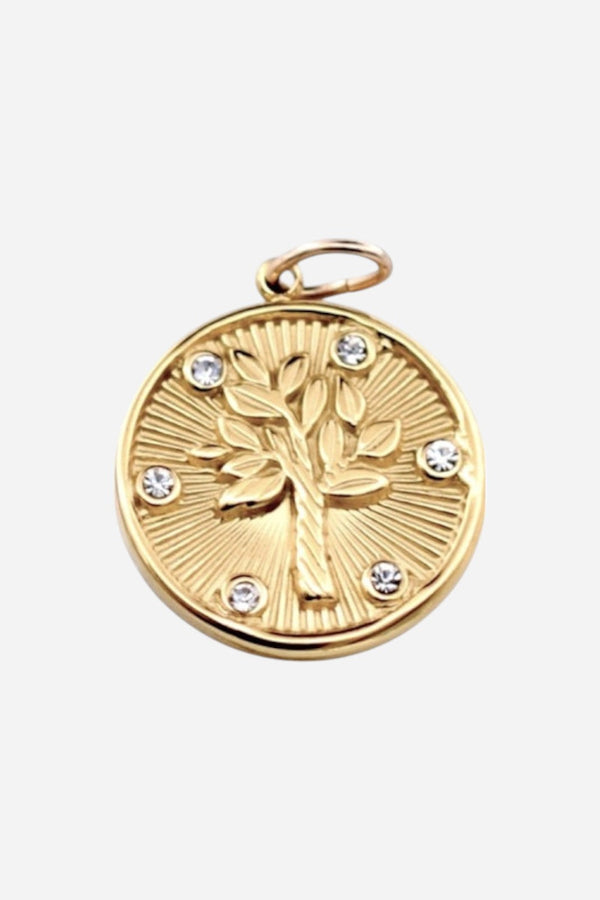 Farrah B Tree Of Life Charm in Gold