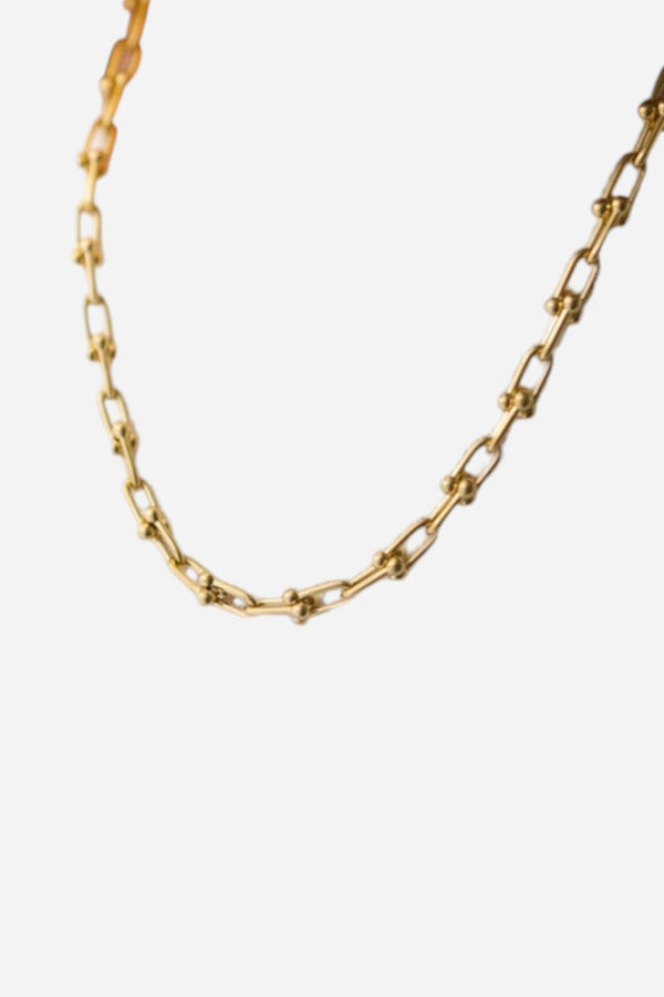 Farrah B Unhinged Necklace in Gold