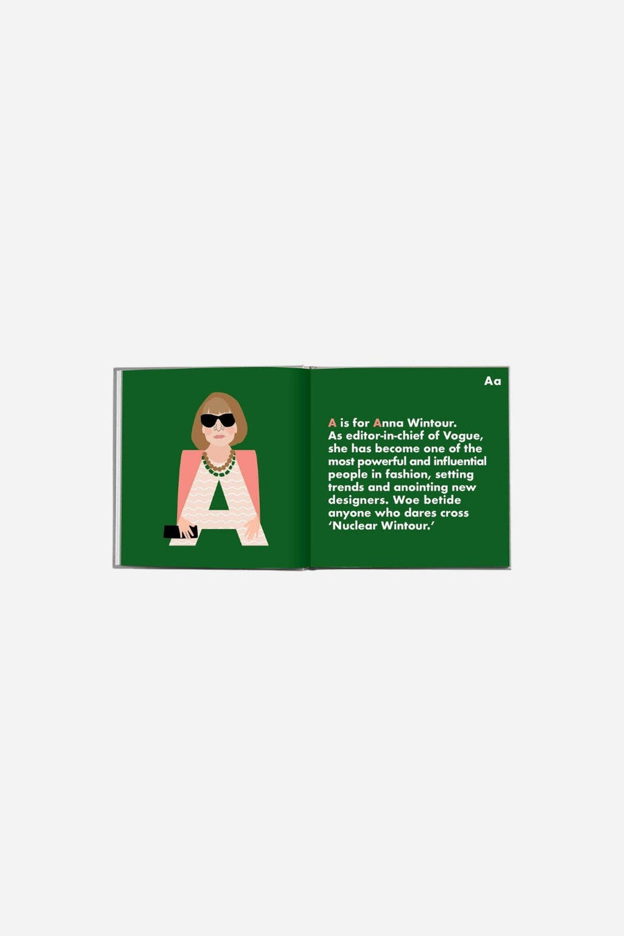 Fashion Legends Alphabet Book – back view