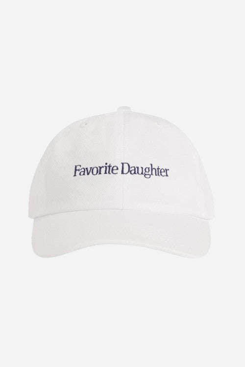 Favorite Daughter Classic Logo Baseball Hat in White