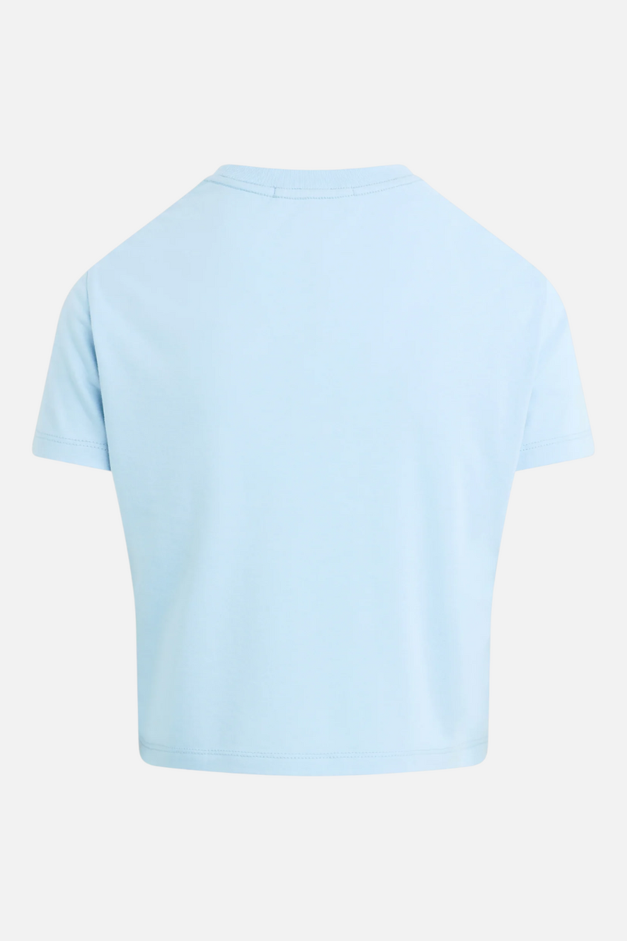 Favorite Daughter Cropped Varsity Tee in Sea Blue – alternate