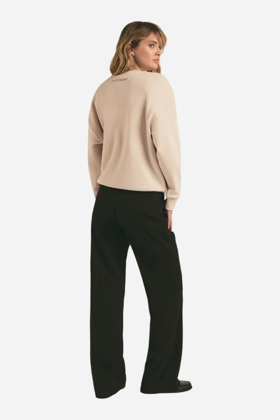 Favorite Daughter Dad's Favorite Sweatshirt Oatmeal – side view