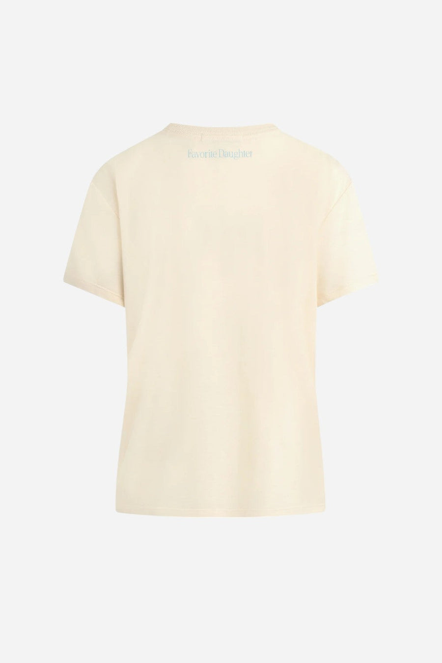 Favorite Daughter Favorite Sister Tee in Gardenia & Blue – alternate
