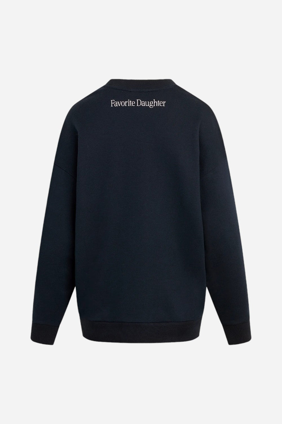 Favorite Daughter Favorite Teacher Sweatshirt Navy – back view