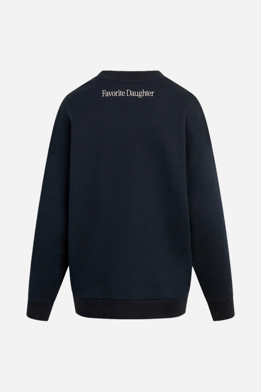 Favorite Daughter Favorite Teacher Sweatshirt Navy – side view