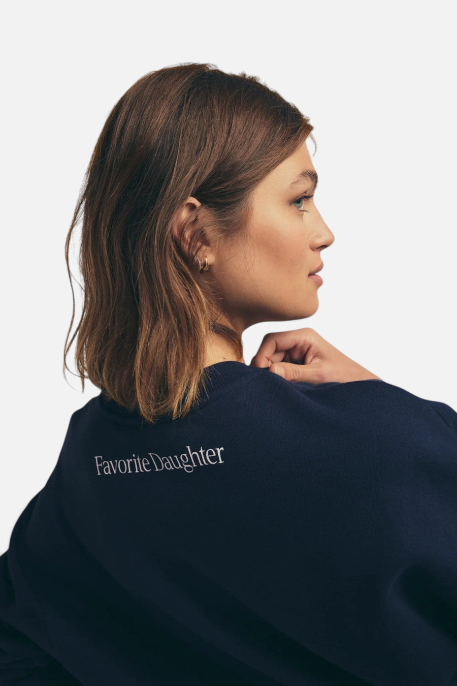 Favorite Daughter Go Sports Sweatshirt Navy – side view