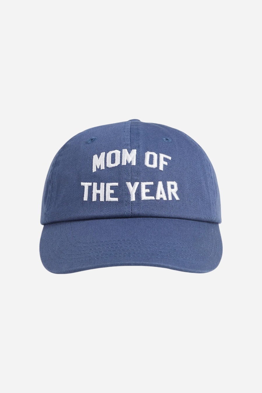 Favorite Daughter Mom of the Year Baseball Hat in Navy – front view