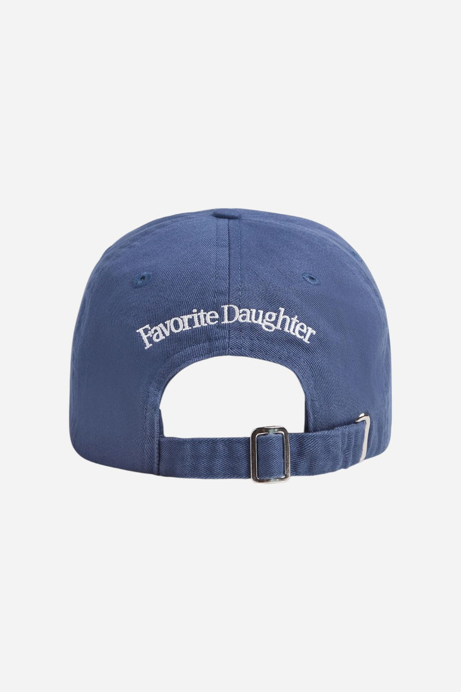 Favorite Daughter Mom of the Year Baseball Hat in Navy – side view