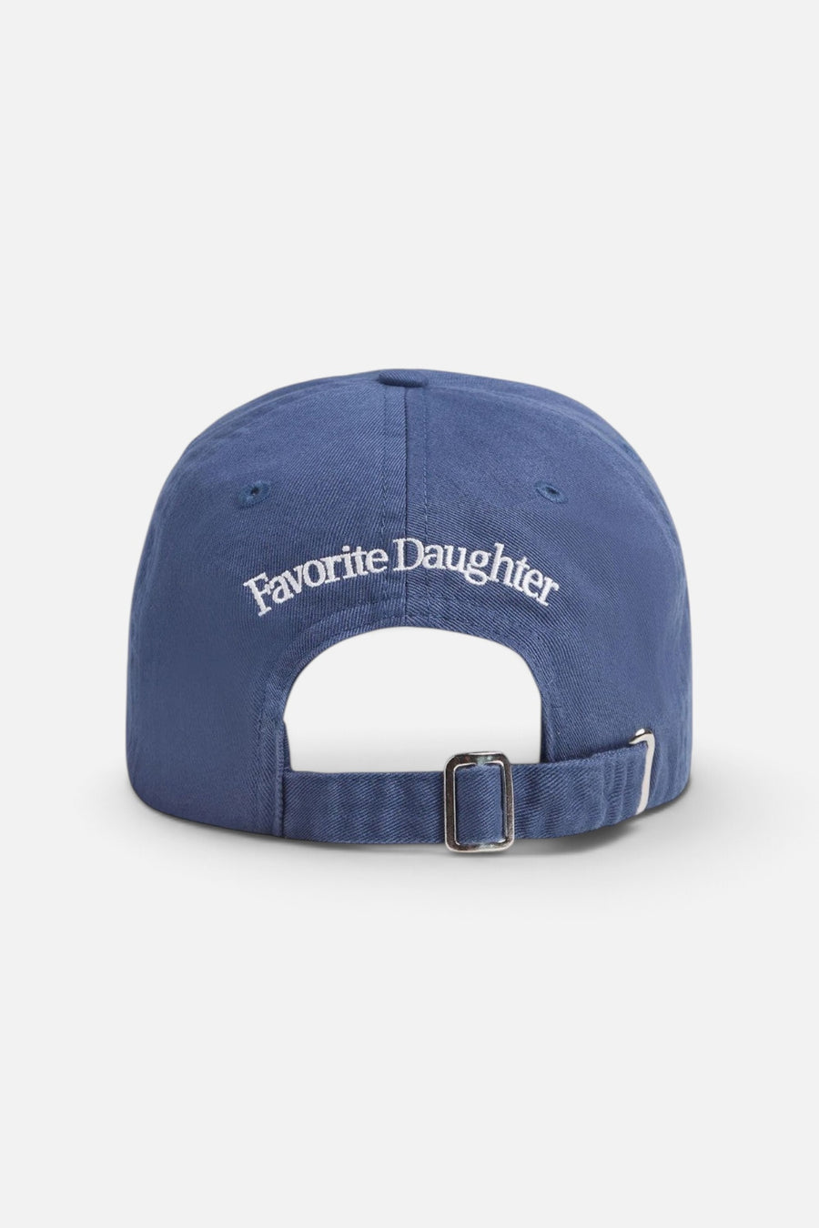 Favorite Daughter Mom of the Year Baseball Hat in Navy – side view