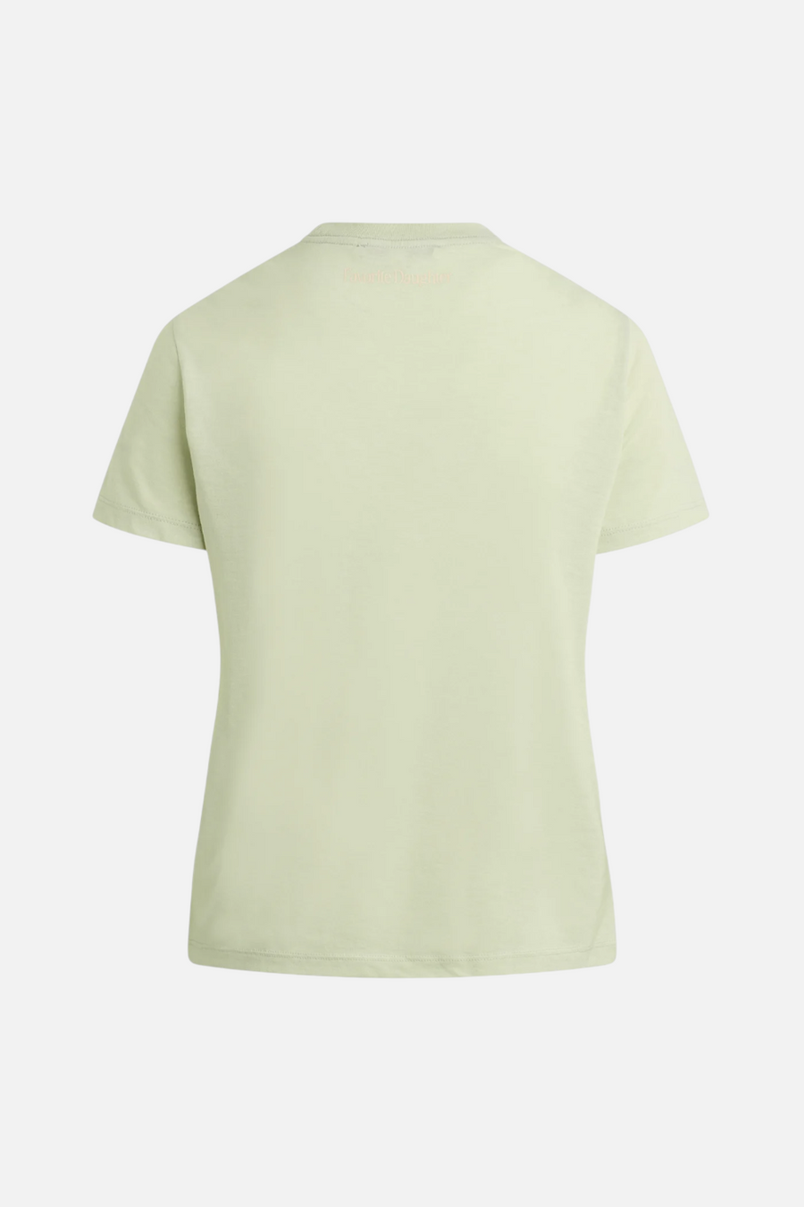 Favorite Daughter Mom Of The Year Tee in Light Sage – back view