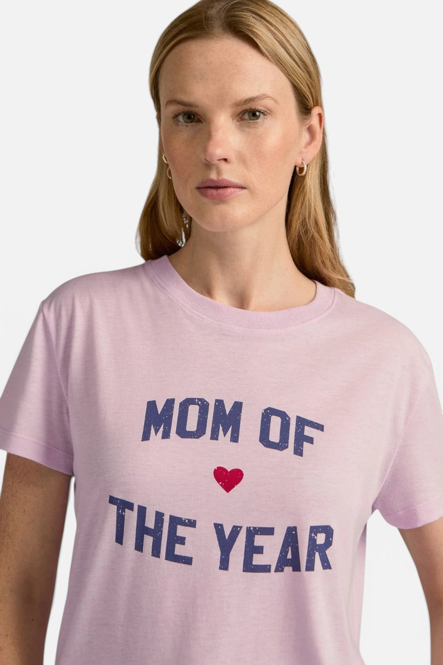 Favorite Daughter Mom Of The Year Tee in Wisteria Veneti – back view