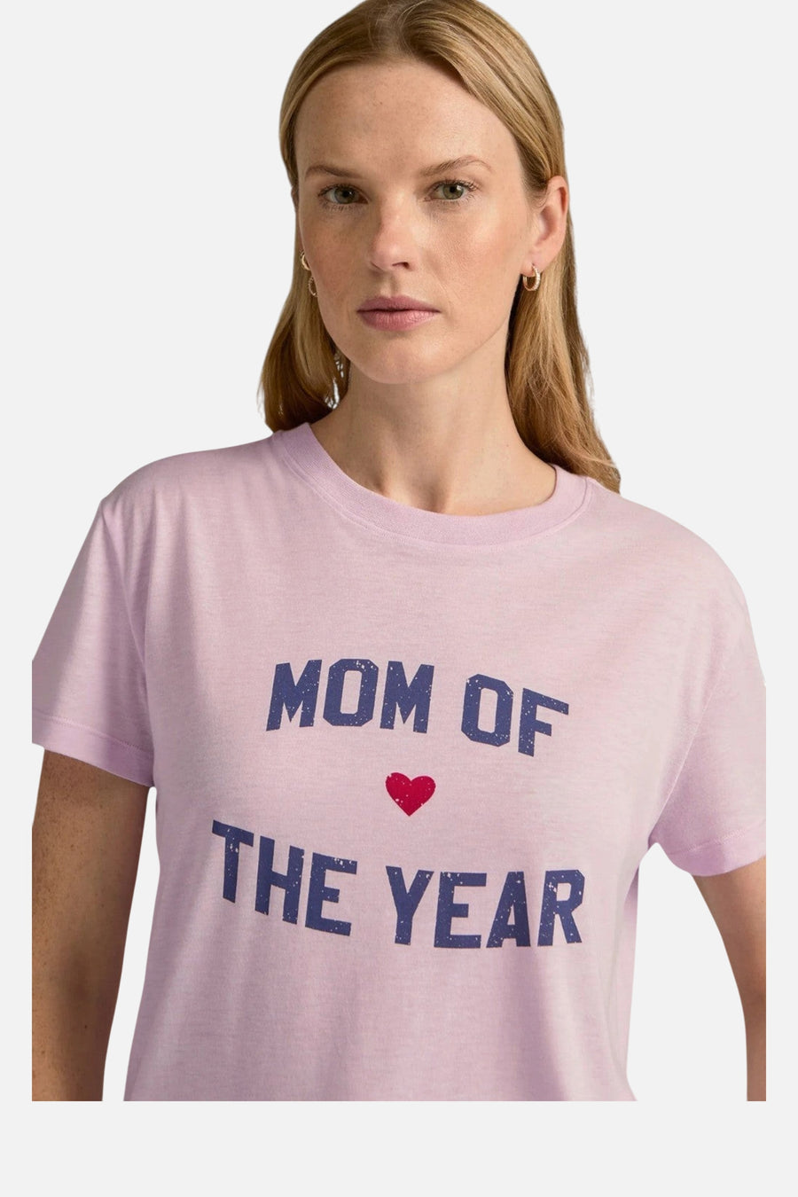 Favorite Daughter Mom Of The Year Tee in Wisteria Veneti – detail