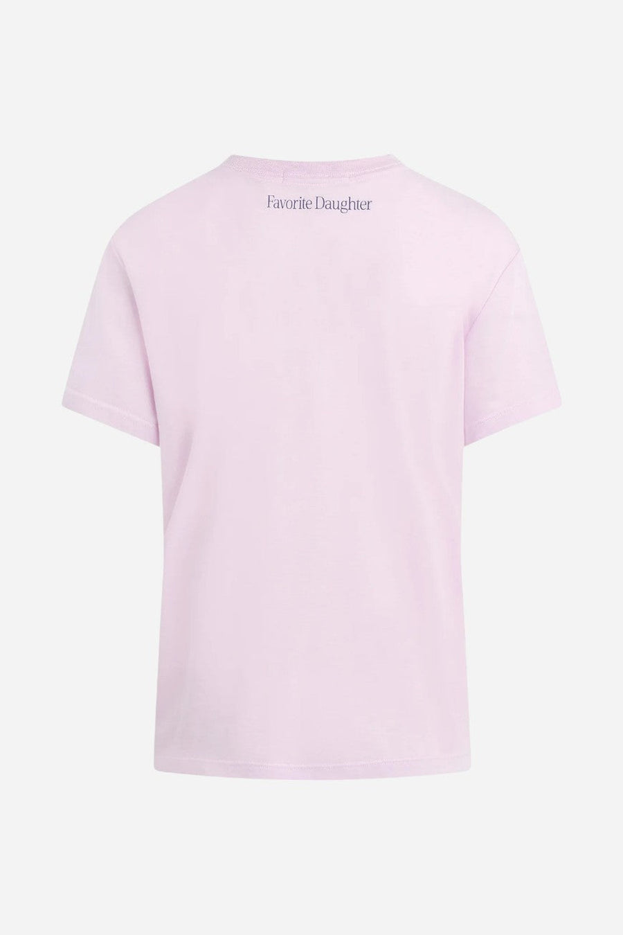 Favorite Daughter Mom Of The Year Tee in Wisteria Veneti – back view